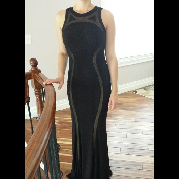 Cache elegant black dress, new with tags - Picture 1 of 3