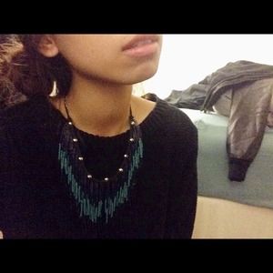Ombré Fringe Collar