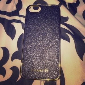 Coach Black and Gold Iphone 5/5s case