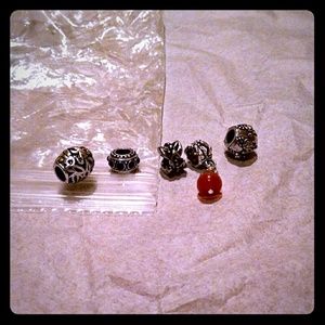 Pandora inspired stainless steal beads