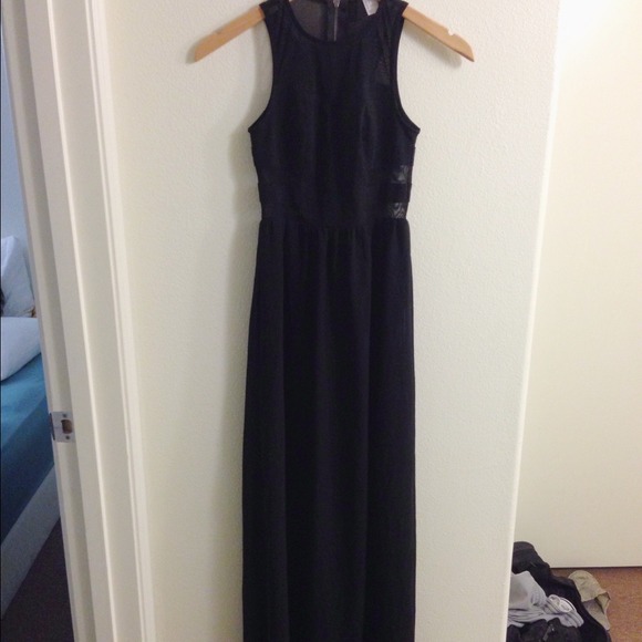 Black Mesh Maxi