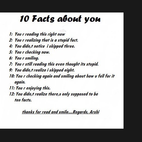 Fun Facts - Picture 1 of 1