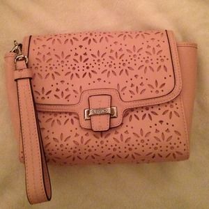 Light pink coach purse