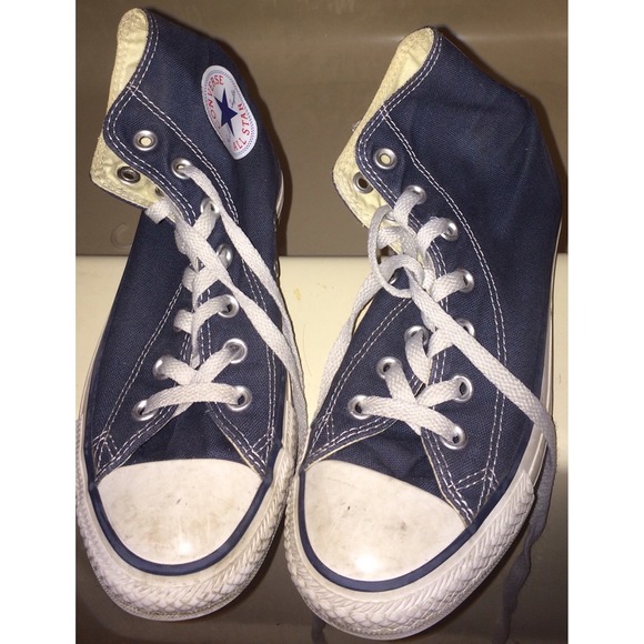 Navy Blue Converse