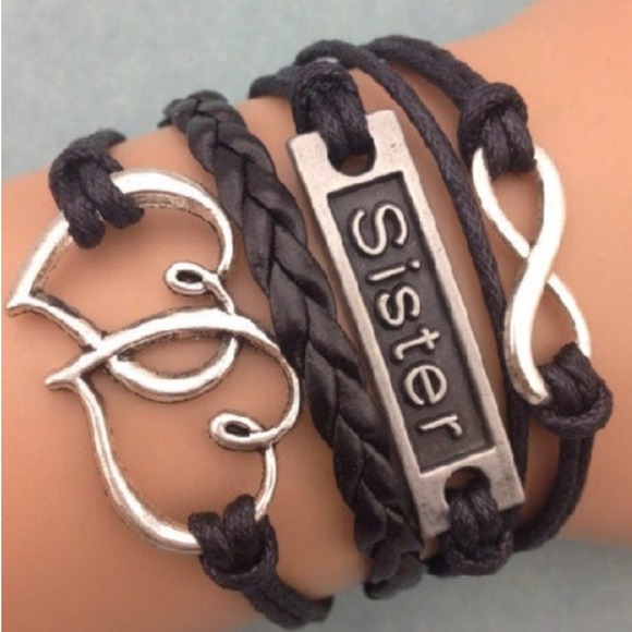 Jewelry - Black Sister Bracelet✨2 left✨