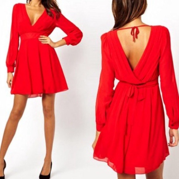 New Sexy Short Red Dress