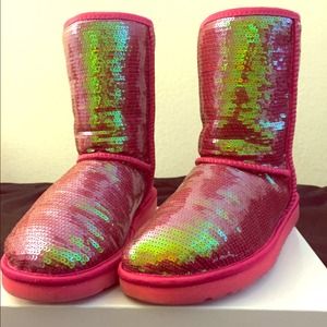 Hot Pink Sequence Uggs