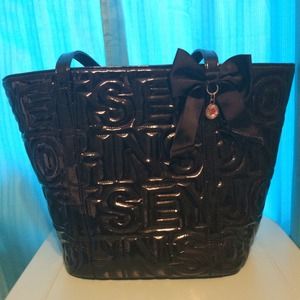 Betsey Johnson Large Quilted Tote