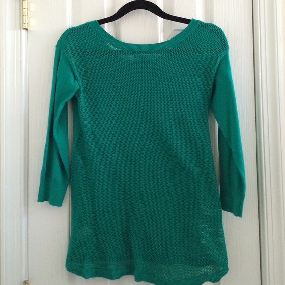 American Eagle teal/green sweater size XS - Picture 3 of 3