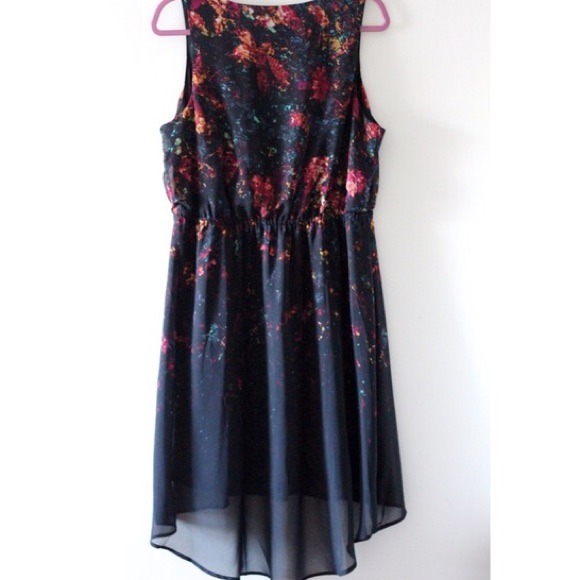 💕SOLD💕NWT Mossimo Black Hi Lo Dress - Picture 2 of 3