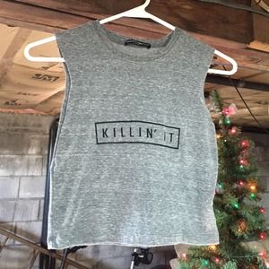 Brandy Melville Killin' It Crop NWOT