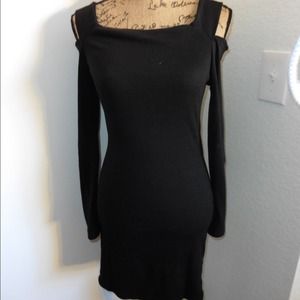 New Short Black Sweater Dress