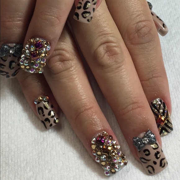 Showing off my cool nails