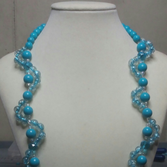 24 inch turquoise necklace
