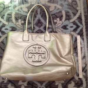 Gold large tote