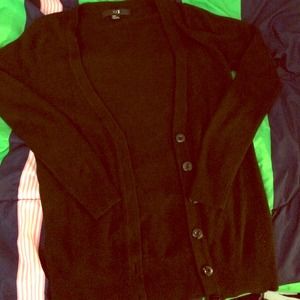 Black cardigan
