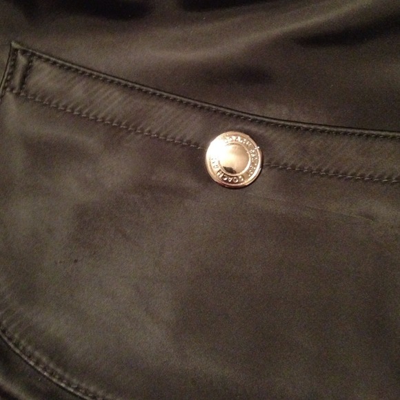 Coach black satin feel handbag - Picture 5 of 6