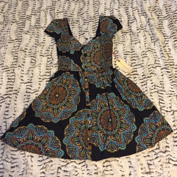 Aztec Print Dress