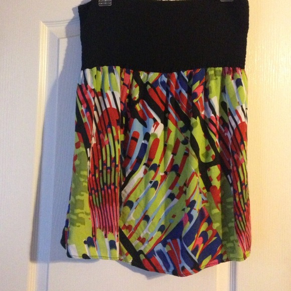 Patterned tube top