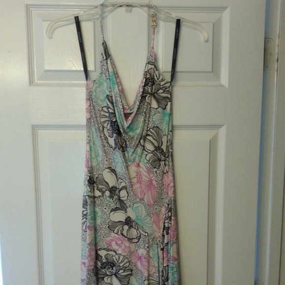 Baby Play Halter Floral Print Dress