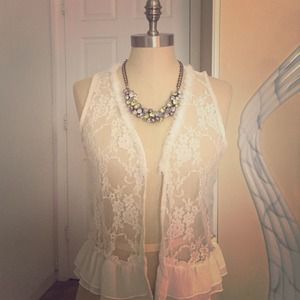 BLACK FRIDAY LACE VEST👑