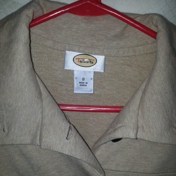 Tan buttoned up jacket - Picture 2 of 2