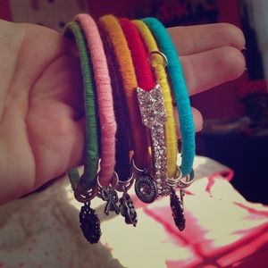 Hand threaded bangles