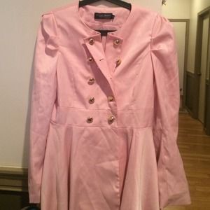 Pink pea coat
