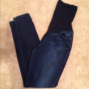 7 For All Mankind Maternity Skinny Jeans 31