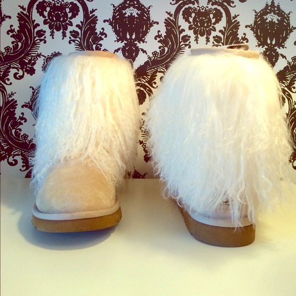 UGG Mongolian Sheepskin Cuff Boot