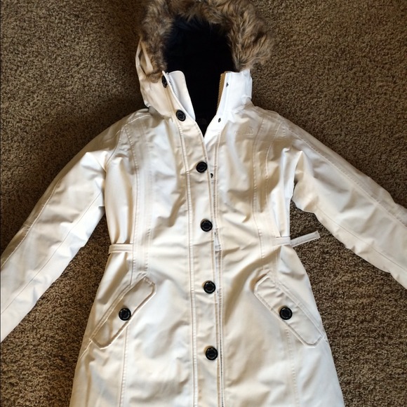 Gorgeous Cream North Face coat Sz M!