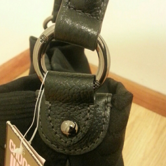 Juicy Couture NWT $278 Jacquard canvas  & leather - Picture 3 of 4