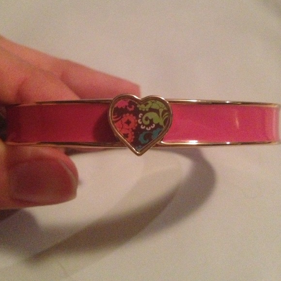 Vera Bradley pink hinged bracelet in Lola NWT - Picture 2 of 4