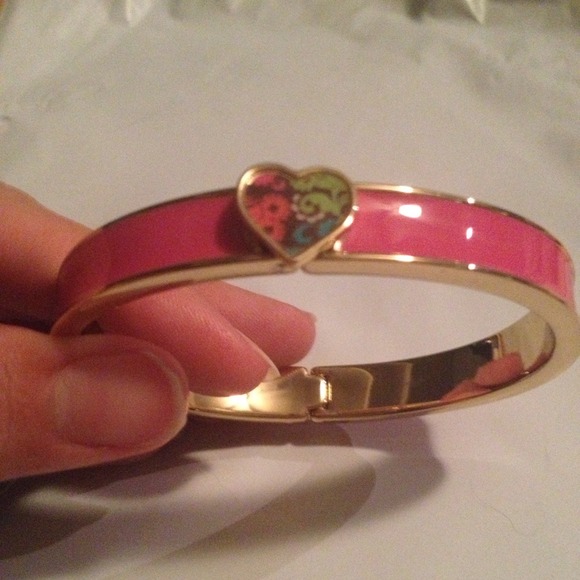 Vera Bradley pink hinged bracelet in Lola NWT - Picture 3 of 4