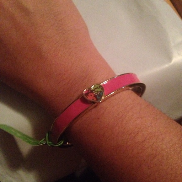 Vera Bradley pink hinged bracelet in Lola NWT - Picture 4 of 4