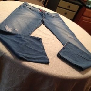 Button fly jeans