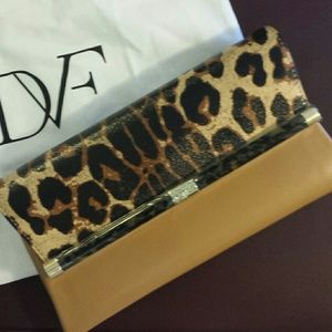 Authentic DVF clutch