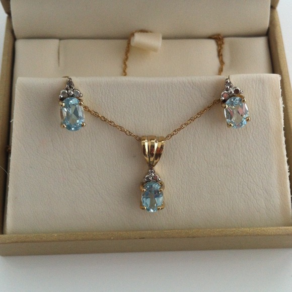 earring and pendant set