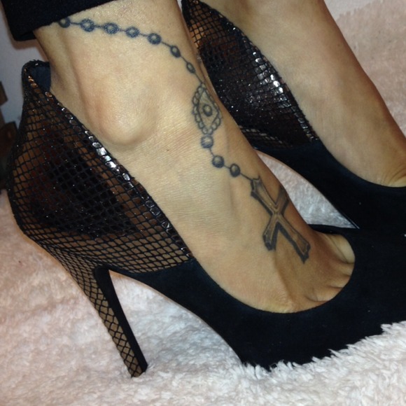 Classic Black Suede Aldo Pumps