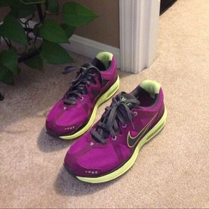 Nike Lunar Max Sneakers in Plum Volt