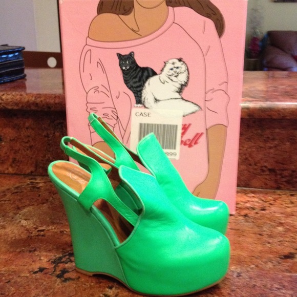 Jeffrey Campbell "Darian" wedges 8