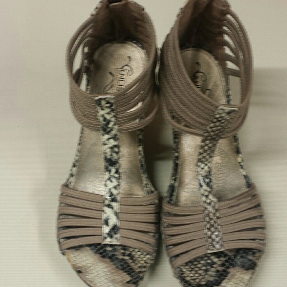 SNAKE SKIN SANDLES