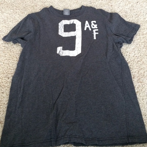 Mens Abercrombie dark grey tee