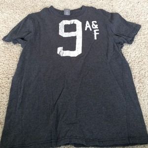 Mens Abercrombie dark grey tee