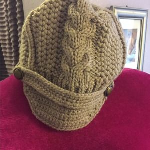 Knit hat, super cute and warm!