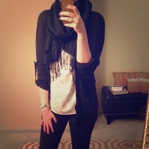 Extra long, wool cardigan