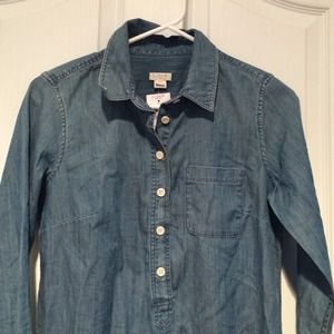 J.crew chambray shirt-dress