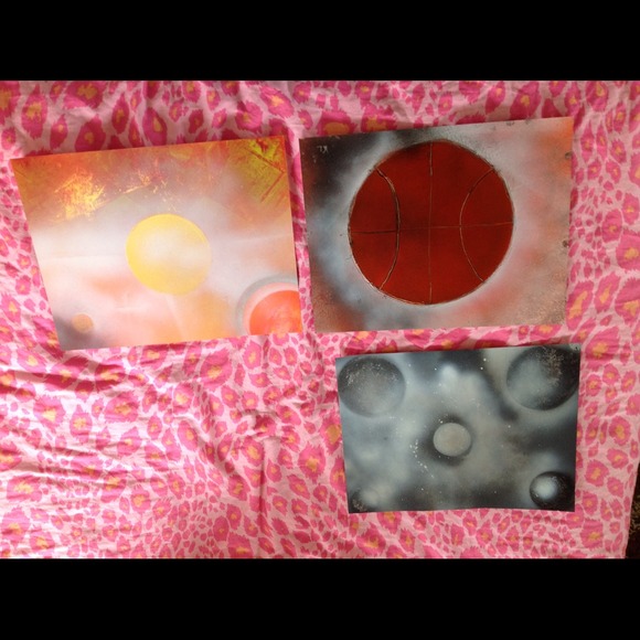 Spray paintings, read description! - Picture 2 of 2