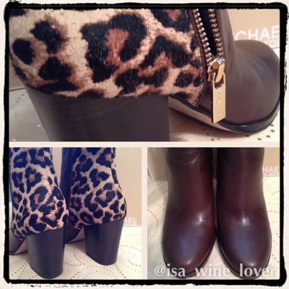 🚫SOLD🚫🌟PM EDITOR PICK🌟MK Leather Ankle Boots - Picture 3 of 3