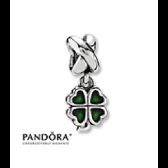 Authentic Pandora clover charm